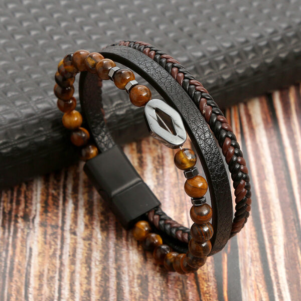 Diamond Natural Stone Bracelet - Imagen 5