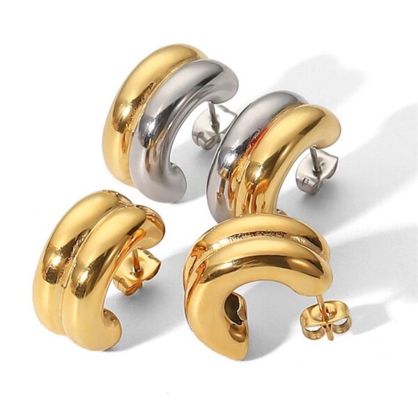 Henrietta Gold Earrings - Imagen 2