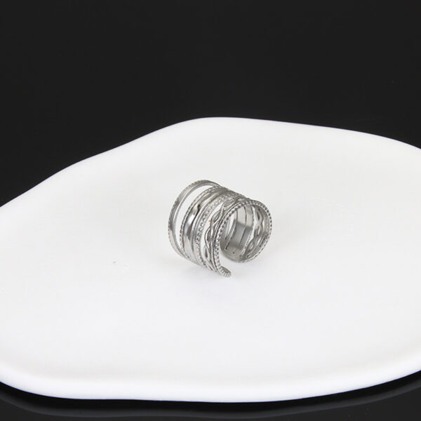 Cornelia Adjustable Finger Ring - Imagen 7