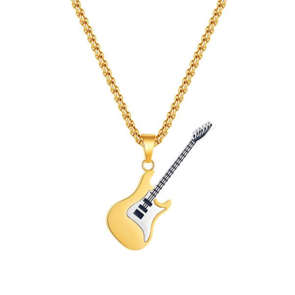 Guitar Classic Men's Necklace - Imagen 2