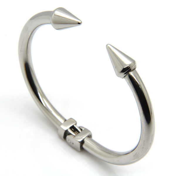 Stainless Steel Nail Bracelet - Imagen 4