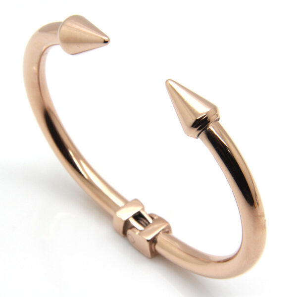 Stainless Steel Nail Bracelet - Imagen 3