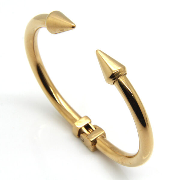Stainless Steel Nail Bracelet - Imagen 5