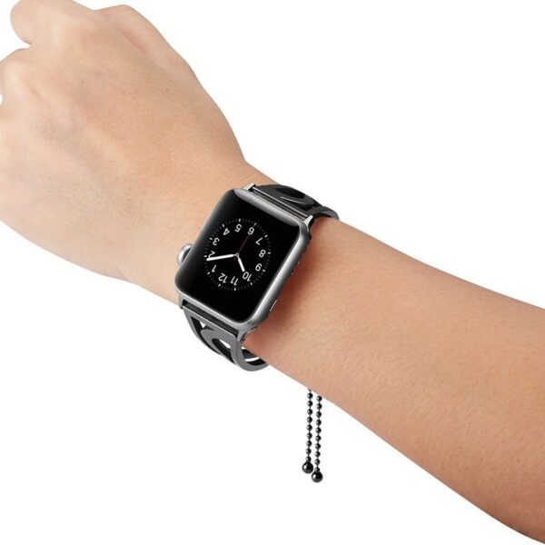 Stainless Steel Hollow Watch Strap - Imagen 5