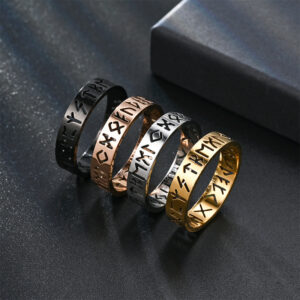 Viking Text Ring
