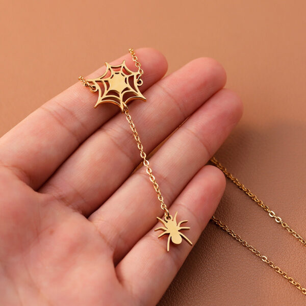 Spider Clavicle Necklace - Imagen 4