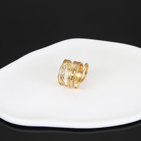 Cornelia Adjustable Finger Ring - Imagen 6