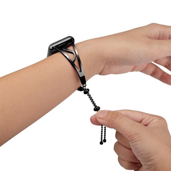 Stainless Steel Hollow Watch Strap - Imagen 4