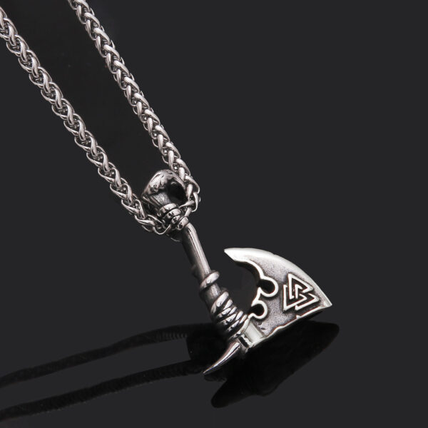 Necklace Stainless Steel Axe for Men - Imagen 5