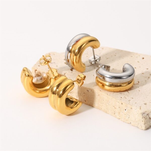Henrietta Gold Earrings - Imagen 3