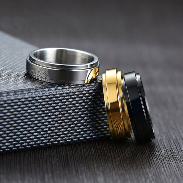 Rotatable Stainless Steel Ring - Imagen 2