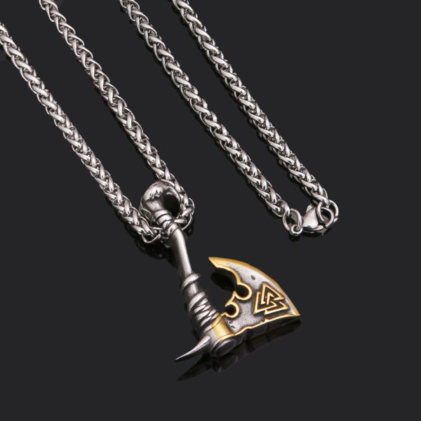 Necklace Stainless Steel Axe for Men - Imagen 3