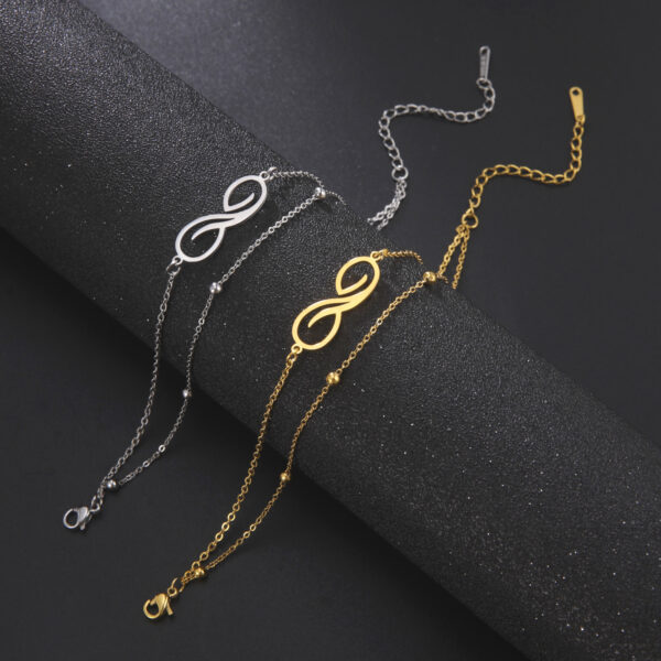 Infinite Symbol Beach Anklet - Imagen 3