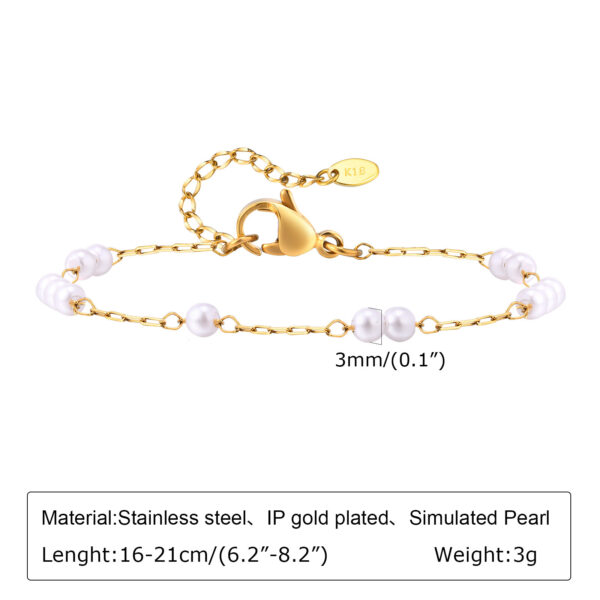 Lina Pearl Bracelet - Imagen 4