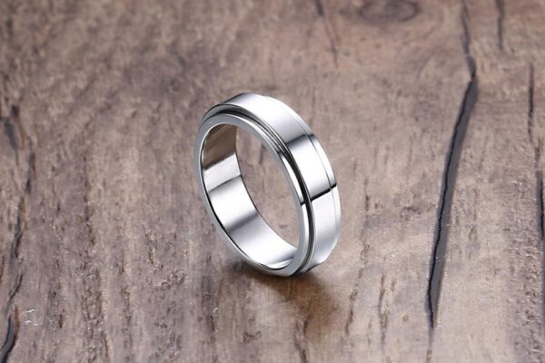 Rotatable Stainless Steel Ring - Imagen 4