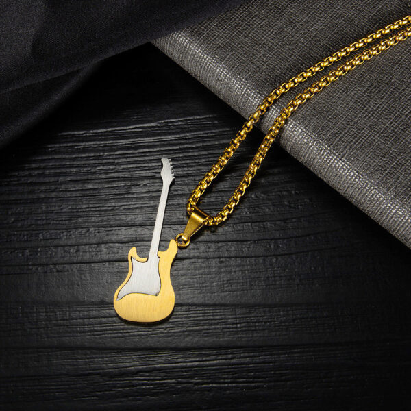 Guitar Classic Men's Necklace - Imagen 5