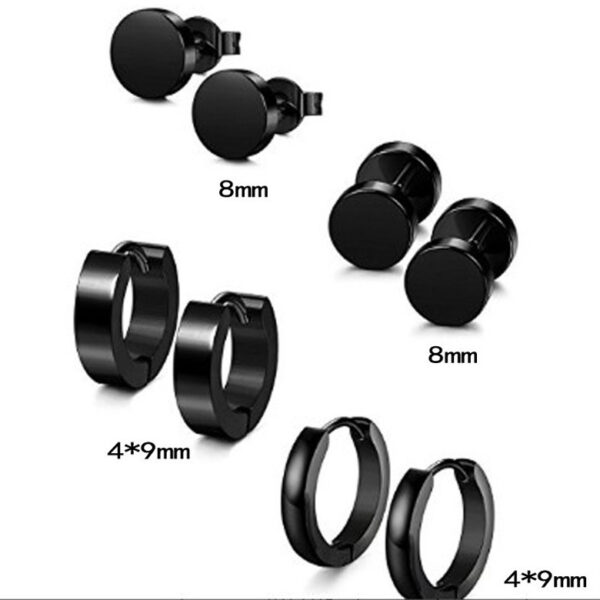 Dumbbell Set Earrings - Imagen 2