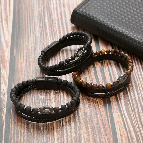 Diamond Natural Stone Bracelet - Imagen 7