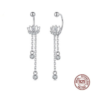Lotus Ear Studs 925